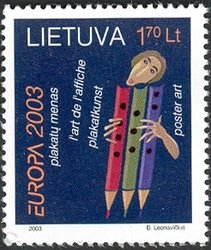 Europa 2003.Poster Art.