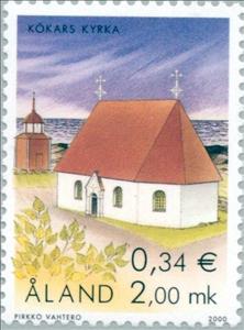 Stamp, Kökar, Åland Islands,  , Buildings, Churches - Cathedrals - Basilicas - Chapels