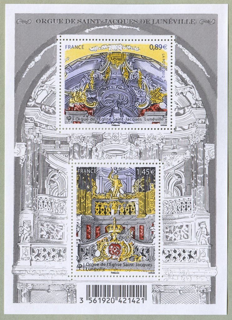 Organ of the church of Saint-Jacques de Lunéville