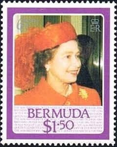 Stamp, Visiting Crown Agents' offices, 1983, Bermuda,  , Royalty, Anniversaries and Jubilees