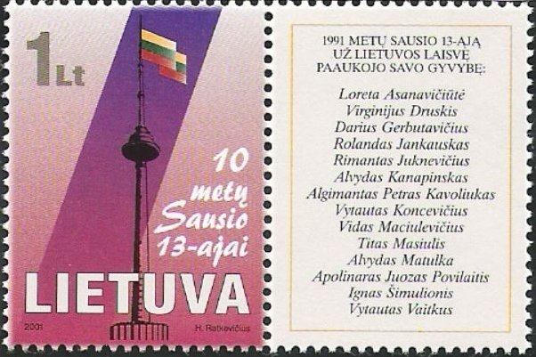 Tenth Anniversary of Tragic Events in Vilnius.