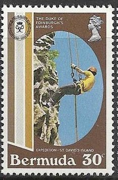 Mountain climbing, St. David's Island