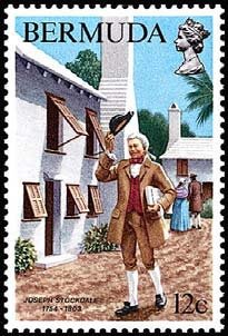 Stamp, Joseph Stockdale, Bermuda,  , Postal Services