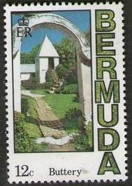 Stamp, Architecture, Buttery, Bermuda,  , Architecture