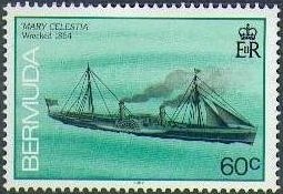Stamp, Mary Celestia, 1864, Bermuda,  , Shipwrecks