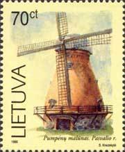Red-brick windmill, Pumpenai