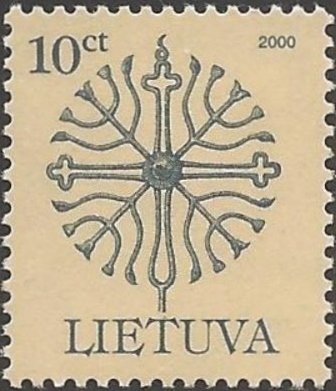 Top of the roadside pole in Rietavas