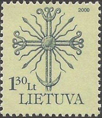 Top of the monument in Vaizgakiemis
