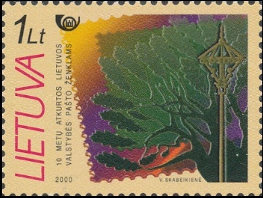 10 years the postage stamps of independent Lithuania