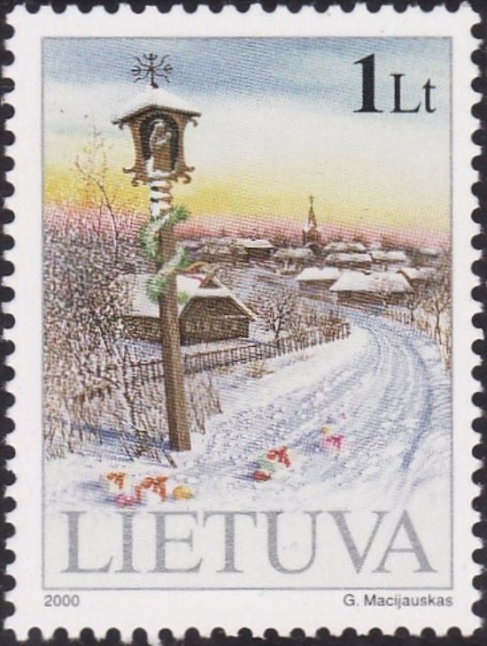 Winter landscape. Christmas