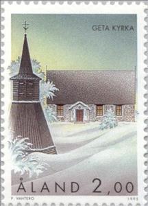 Stamp, Geta, Åland Islands,  , Buildings, Churches - Cathedrals - Basilicas - Chapels
