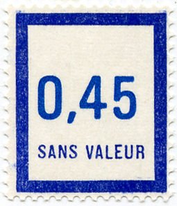Timbre fictif de cours d'instruction