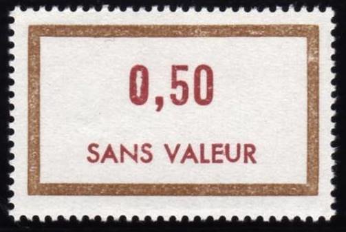 Timbre fictif de cours d'instruction