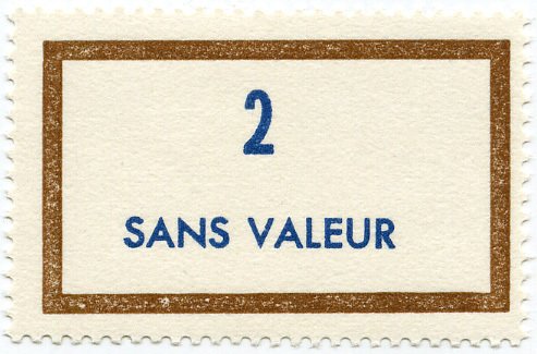 Timbre fictif de cours d'instruction
