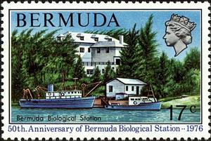 Stamp, Bermuda Biological Station, Bermuda,  