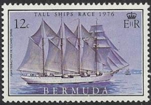 Stamp, Juan Sebastian de Elcano, Spain, Bermuda,  