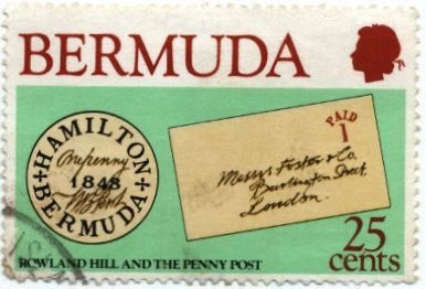 "Paid 1" marking on cover
