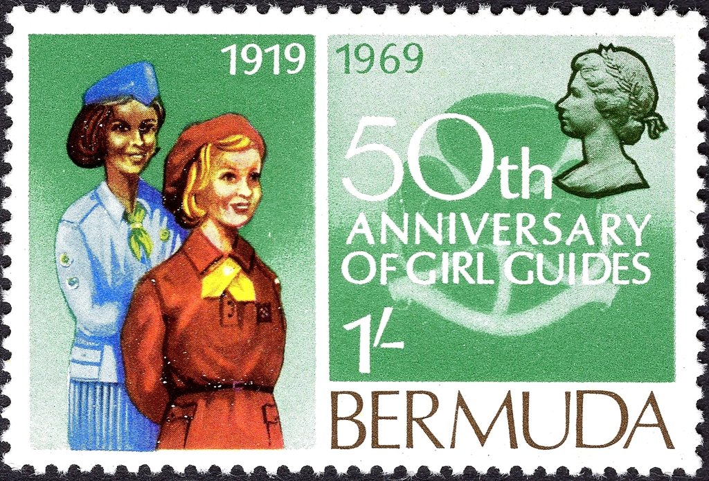 Bermuda Girl Guides, 50th anniv.