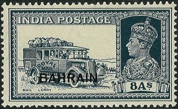 Post car with overprint