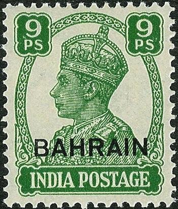 King George VI with overprint