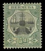 Stamp, Dry Dock, Bermuda,  , Ships