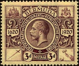 Stamp, King George V, Bermuda,  , Kings