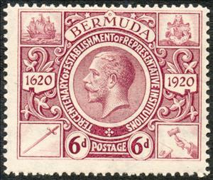 Stamp, King George V, Bermuda,  , Kings
