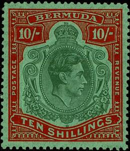 Stamp, King George VI (1895-1952), Bermuda,  , Heads of State, Kings