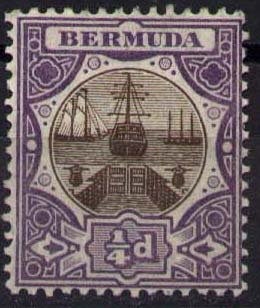 Stamp, Dry Dock, Bermuda,  , Ships