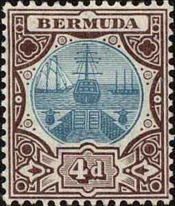 Stamp, Dry Dock, Bermuda,  , Ships