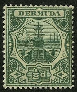Stamp, Dry Dock, Bermuda,  , Ships