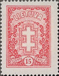 Cross and honorary wreath