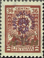 Stamp, For Orphans, Lithuania,  