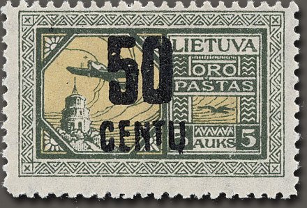 Plane over Gediminas Castle