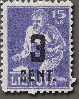 Stamp, Sower, Lithuania,  , Agriculture