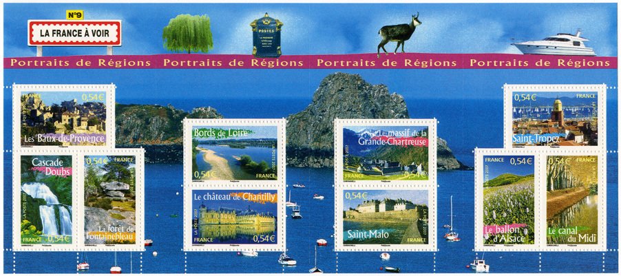 Portraits of regions No. 9 - France to live