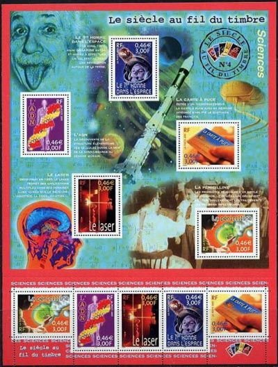 Over the century stamp: Science