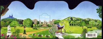 Souvenir Sheet, Parc Lonchamps - Parc Borelly ; MARSEILLE, France,  , Landscapes
