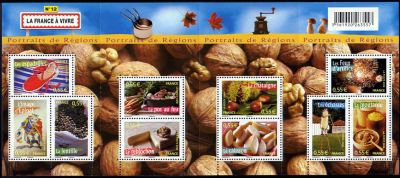 Mini Sheet, La France à vivre n°12, France,  