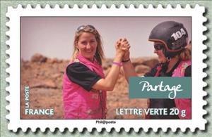Stamp, Sharing, France,  