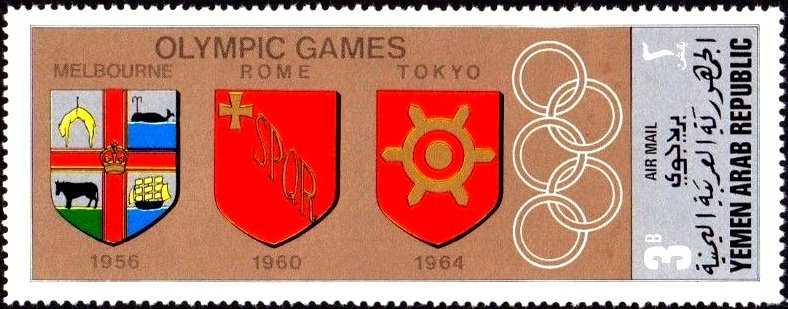 Melbourne 1956, Rome 1960, Tokyo 1964
