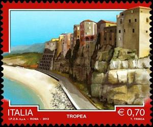 Stamp, Tropea, Italy,  