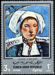 The beautiful Angela (Portrait of Angèle Satre) (1889)
