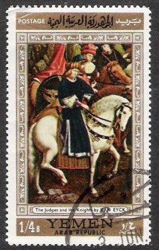 The Judges and the knights by Van Eyck