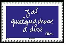 J'ai quelque chose à dire