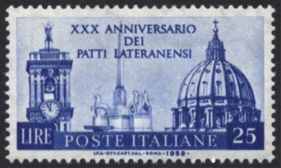 St. Peter's Dome, Capitol Tower, Dioscuri Fountain, laid pap