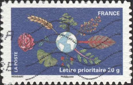 Planet with plants