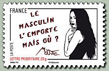 Female drawings of Miss Tic - Graphic Artist, sculptor and p