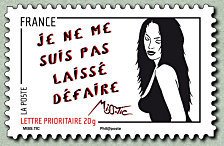 Female drawings of Miss Tic - Graphic Artist, sculptor and p