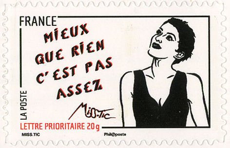 Female drawings of Miss Tic - Graphic Artist, sculptor and p